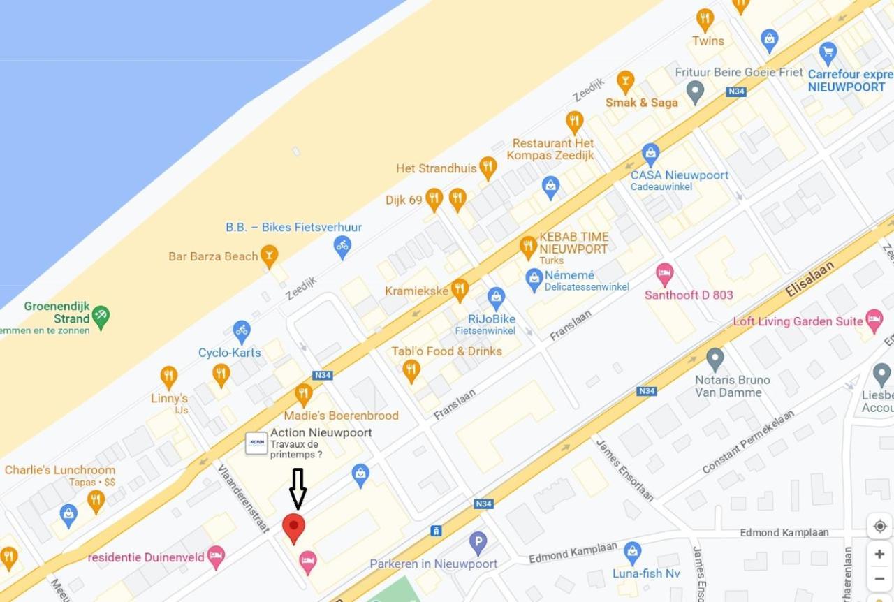 Groot Terras I Luxe Verblijf I Tot 4 Personen I 50M Van De Dijk I Nieuwpoort-Bad Екстериор снимка